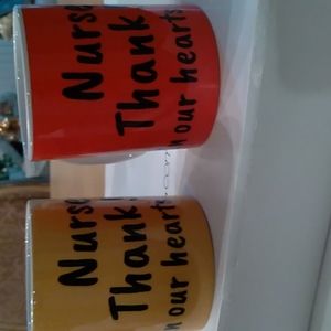 Nurses Thank You mugs In Our Hearts Forever. Never used
